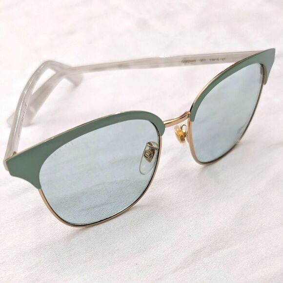Gucci Green Clubmaster Sunglasses gg0244s main image 5